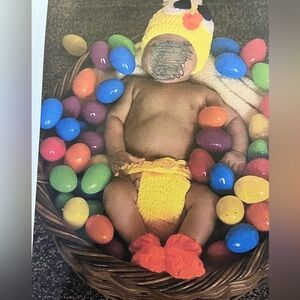 Yellow and Orange Crochet Baby "Chick", so cute for Easter 🐣 picture!!